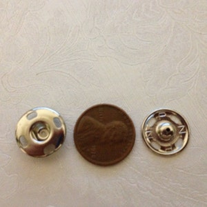 1 Dozen Size 4 Jumbo 5/8&quot; Sew On Snap Fastener