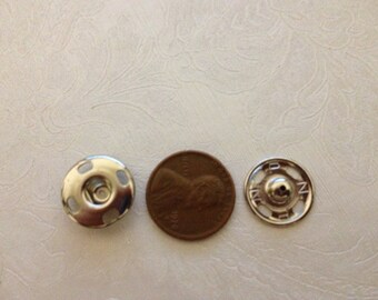 1 Dozen Size 4 Jumbo 5/8" Sew On Snap Fastener