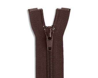 YKK Dark Brown #5 Coil Separating Jacket Zipper