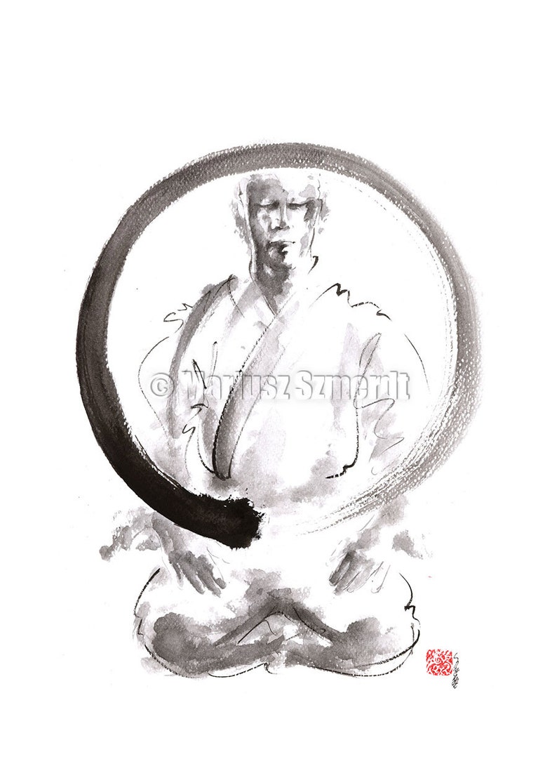 Страшно и точка дзен. Дзен буддизм круг. Мастер дзен рисунок. Дзен картины. Искусство дзен.
