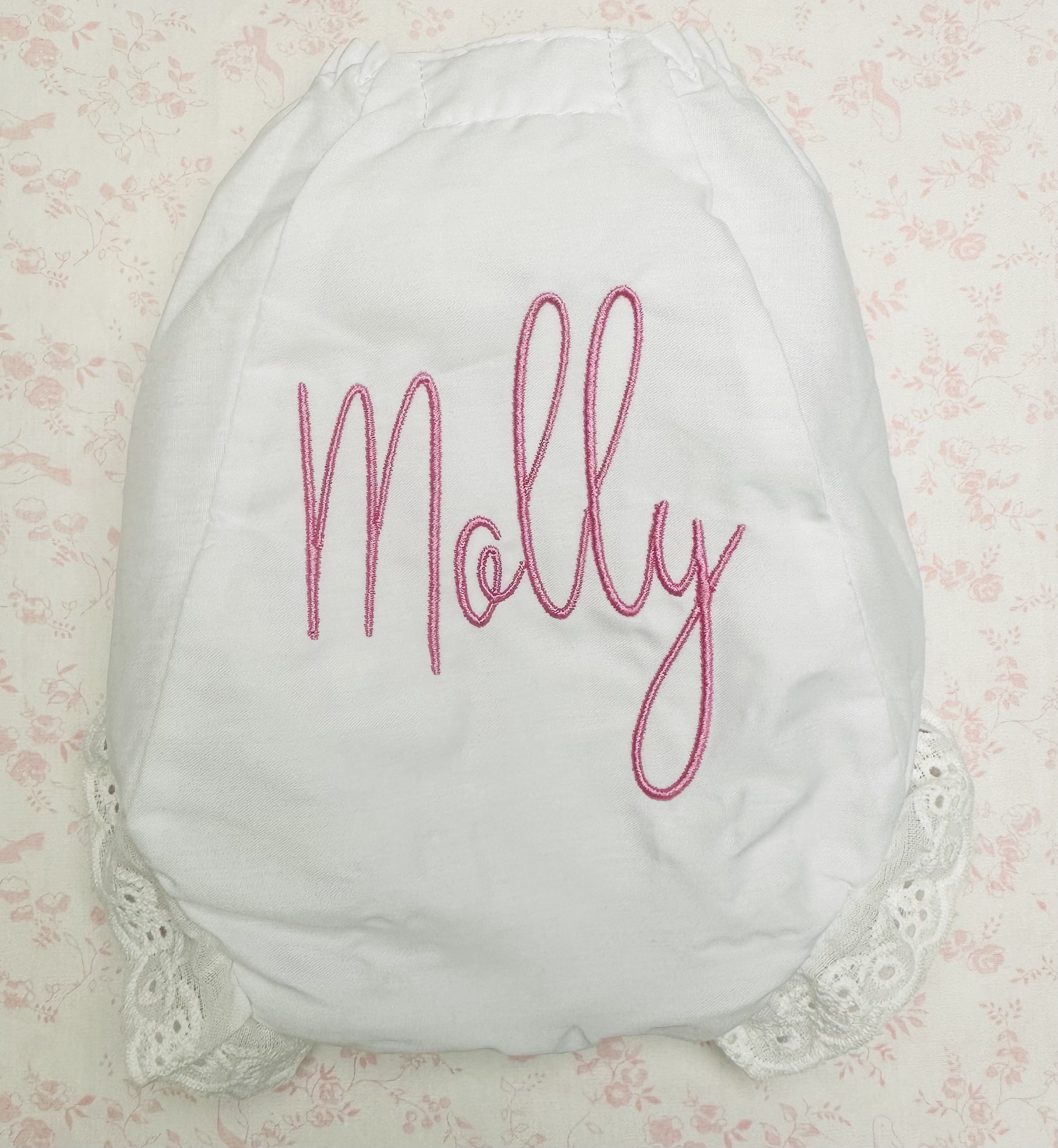 Baby Eyelet Name Bloomers, Personalized Embroidered Bloomers, Eyelet ...
