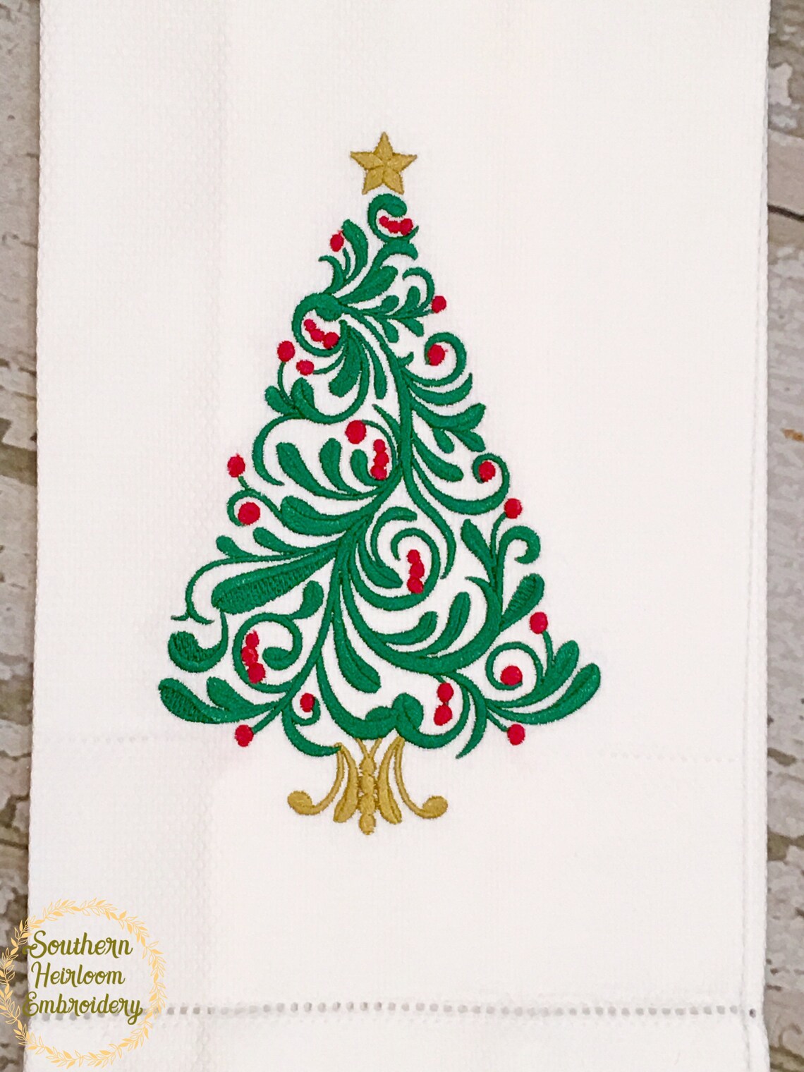 Two Hand Towels Christmas Tree main image 0