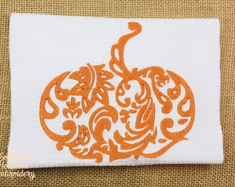 Pumpkin Towel, Fall Hand Towel, Halloween Thanks Towel, Halloween Decor, Pumpkin Decor, Halloween Hand Towel, Halloween Thanks Kitchen Towel