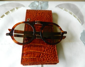 True Vintage Rare Pierre Cardin Folding Sunglasses. Made in France. 1960's