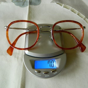 Vintage rare Giorgio Armani Quadra Panto eyeglasses Frame. Made in Italy. NOS. Exc*****