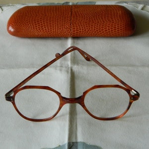 True Vintage Rare Antique Unusual Hand Made Panto Eyeglasses/Spectacles Frames 1920&#39;s. Made in England. NOS. New Old Stock. EXC*****