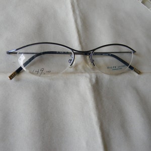 Vintage Polo Ralph Lauren Safilo Group Panto P3  Eyeglasses. NOS.Made in Italy.