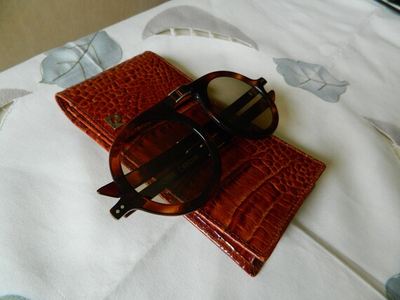 本物のヴィンテージ レア ピエール カルダン 折りたたみサングラス 