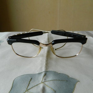 True Vintage Rare METZLER 1/10-12 KGF Eyeglasses Frame. Made in Germany. 50&#39;s-60&#39;s