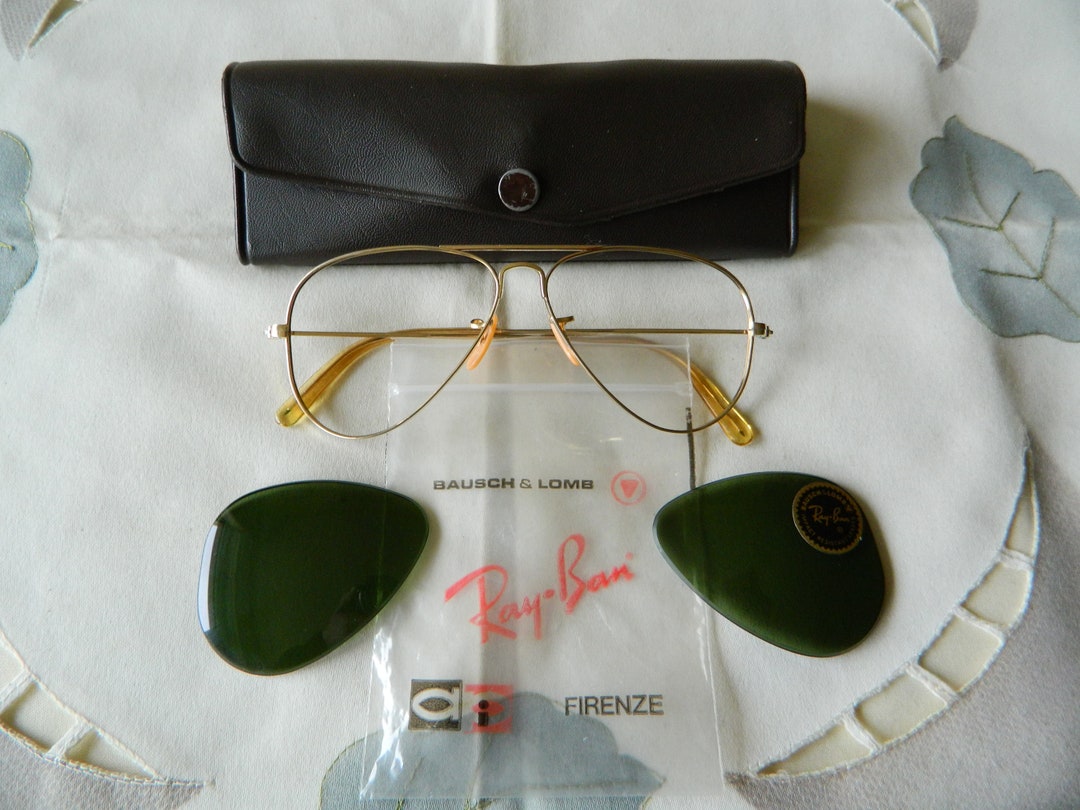 True Vintage Bausch & Lomb Ray Ban 1/10-12KGF With G15 Green