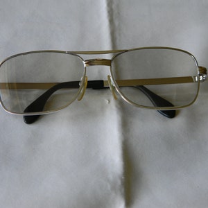 True Vintage Rare white gold filled sunglasses Metzler.Made in West. Germany 1/10 12KGF. Zeiss Umbral photochromic lenses. Exc ***** 70,s