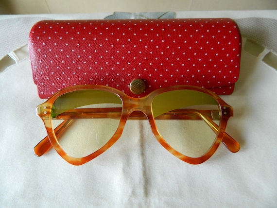 True Vintage Rare Tortoise Shell Effect Hand Made… - image 2