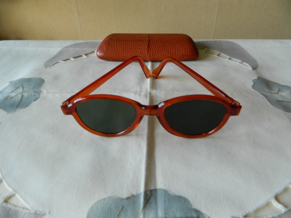 Tue Vintage Rare  Panto Round Framed Sunglasses. … - image 2