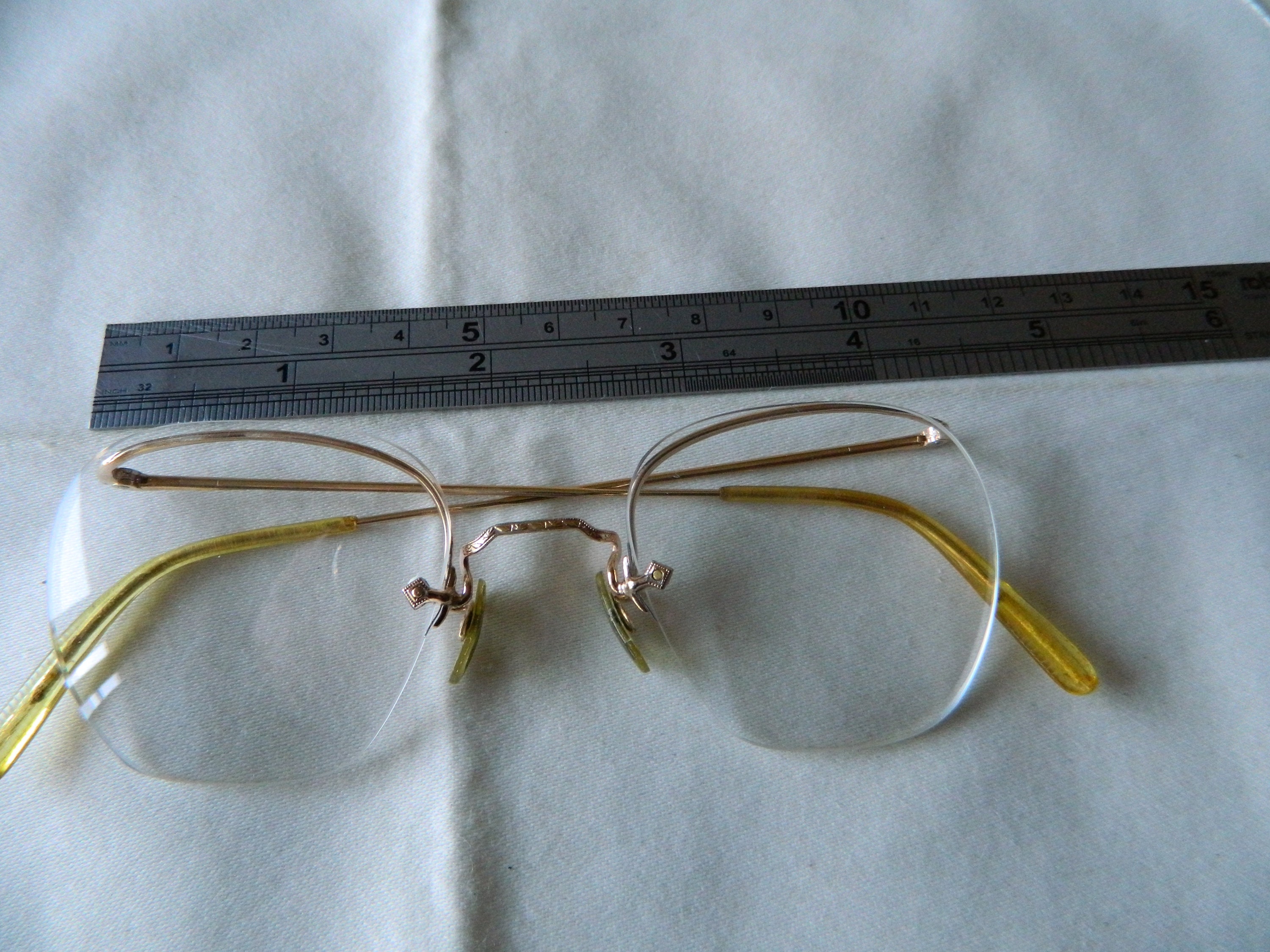 selling separately 1950's American Optica 1/1012K gold filled frames glasses 3 