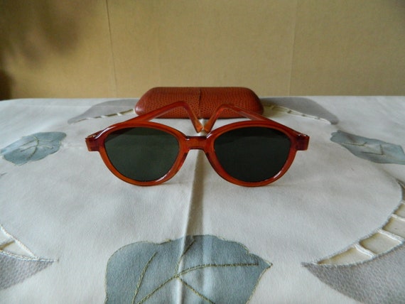 Tue Vintage Rare  Panto Round Framed Sunglasses. … - image 1