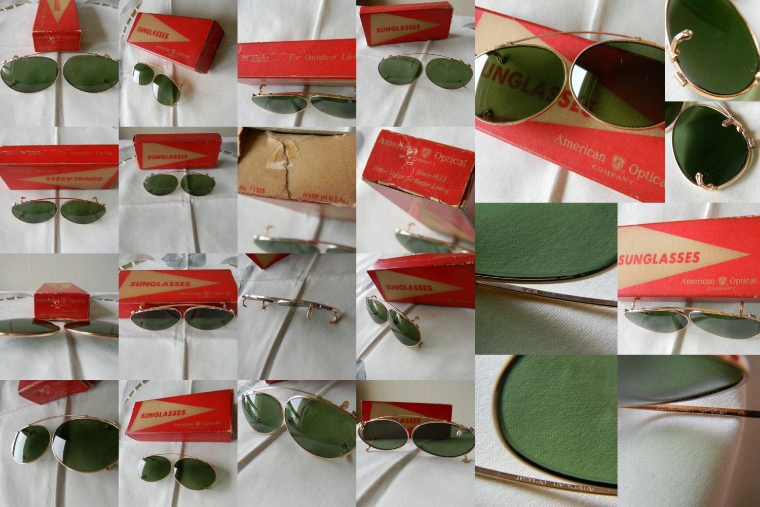 True Vintage Rare Legendary American Optical Aviator Calobar