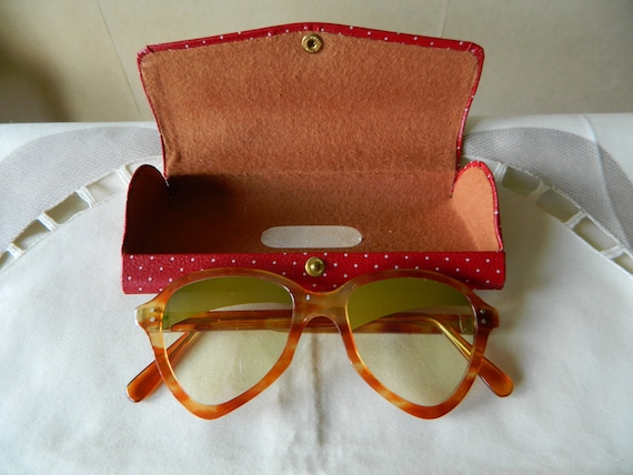 True Vintage Rare Tortoise Shell Effect Hand Made… - image 9