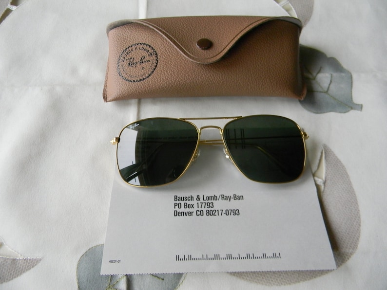 Vintage Bamp; Rare UsaExc 14 D’origineMade Lunettes Soleil Lentille Très L In Ray 58 Ban De Semi Caravan Style Carré DH9WE2YeIb
