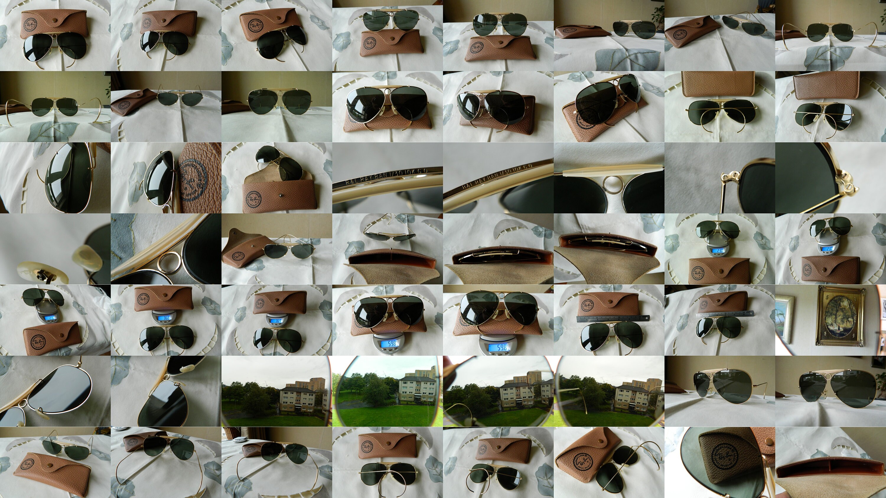 True Vintage Rare B&L Ray Ban U S A 1/30 10 K GO (gold True Vintage Rare B&L Ray Ban U S A 1/30 10 K GO (gold