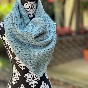 Cordelia Bandana Cowl Crochet Pattern; PDF Download Only; Crochet Bandana Scarf Pattern; Crochet Bandana Cowl Pattern