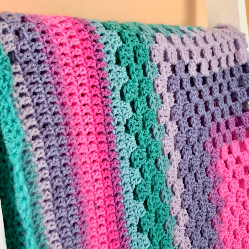 Diamond Corner Baby Blanket Crochet Pattern PDF Download - Etsy