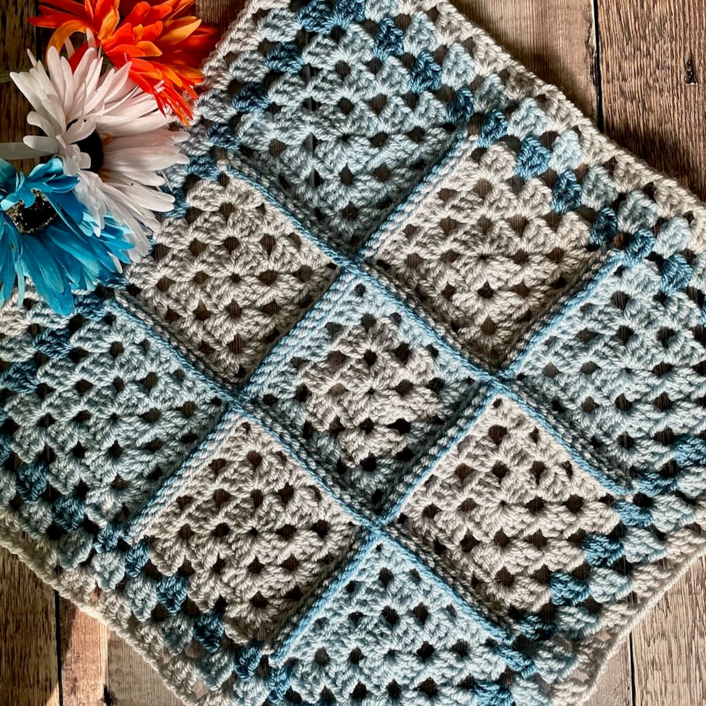 Granny's Little Lovey Granny Square Lovey Crochet