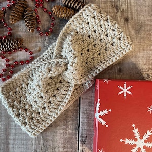 Crossroads Ear Warmer Crochet Pattern; PDF Download Only; Winter Ear Warmer Women&#39;s Accessory