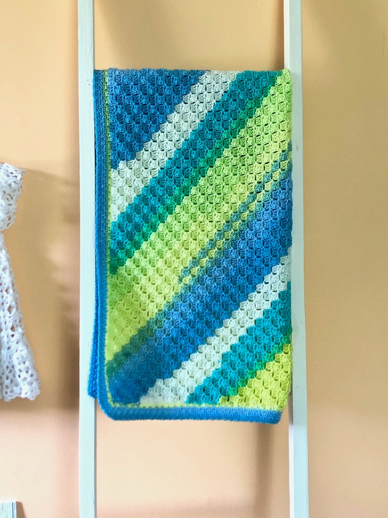 C2C Crochet Rectangle Baby Blanket Pattern Pdf Download Only Etsy