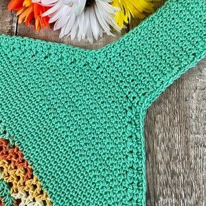 Veronica V-Stitch Market Bag Crochet Pattern PDF Download Only Crochet Pattern Reusable Handmade Market Bag image 6