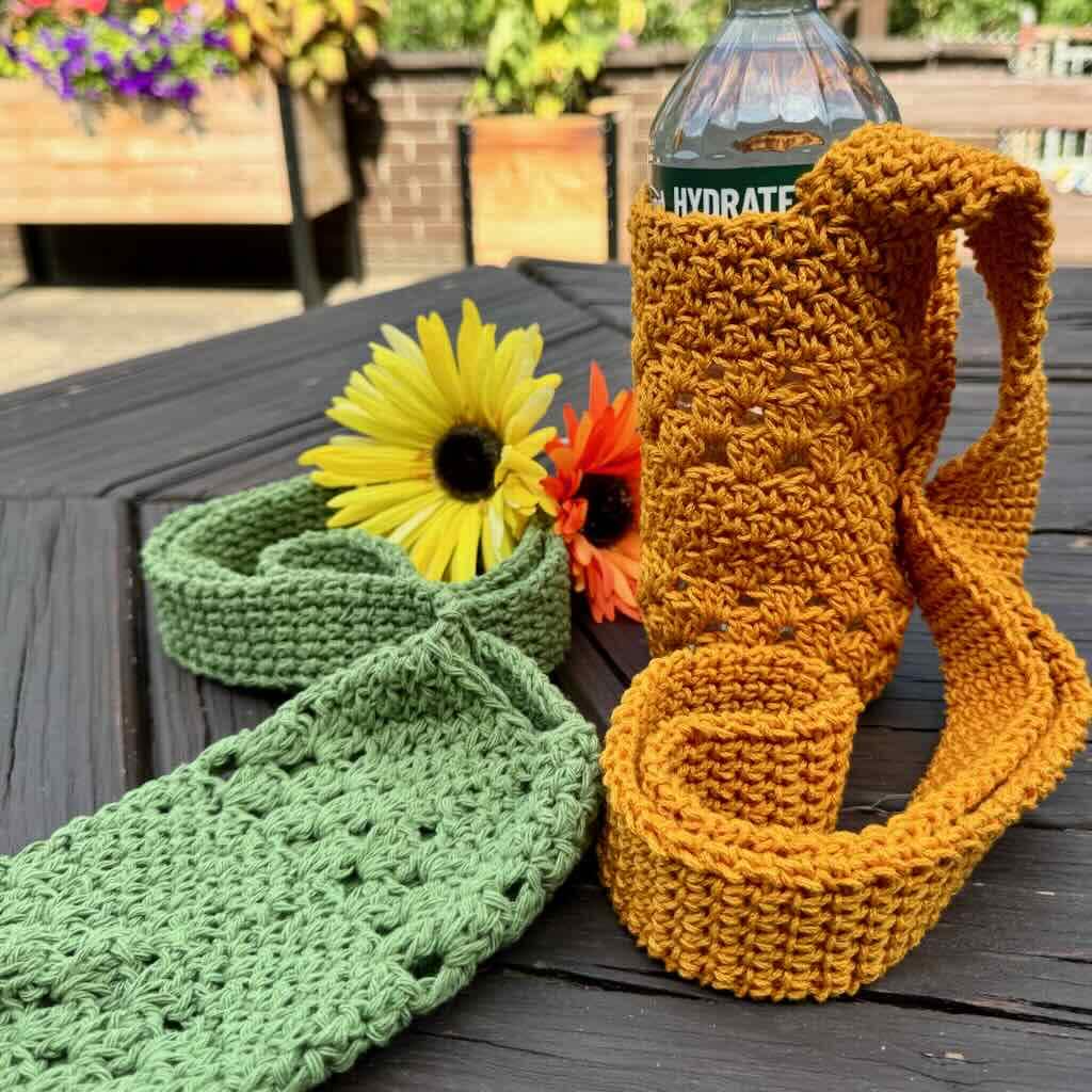 40 Crochet Water Bottle Holder Patterns for On the Go 37 Seneca Water Bottle Holder Lifestyle Outdoor Living