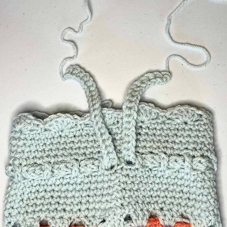 Briar Rose Bag crochet pattern PDF Download Only Granny Square Drawstring Bag Crochet Pattern image 8