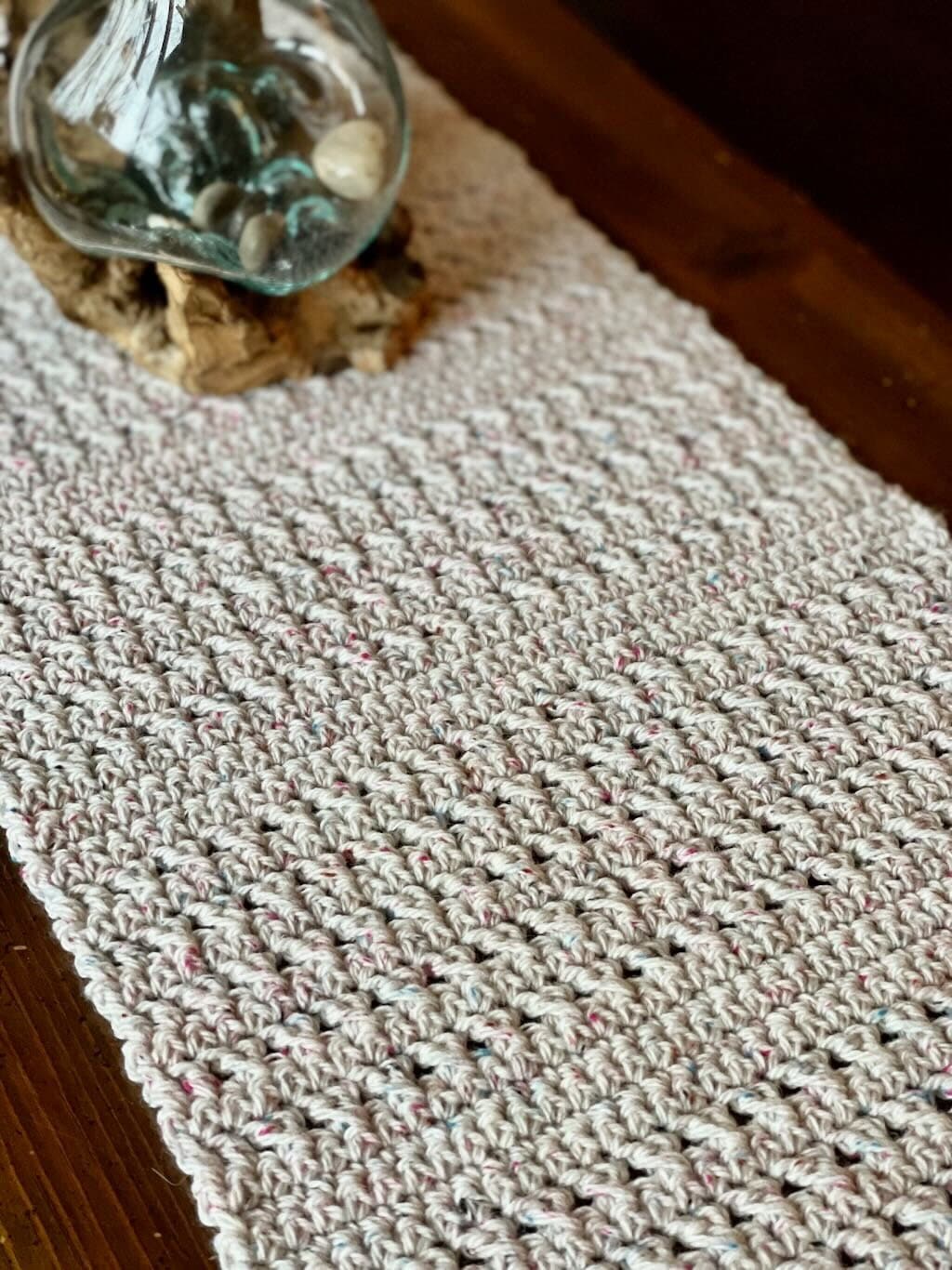 38 Table Runner Crochet Patterns to Refresh Your Home with Handmade Texture 15 The Pathways Crochet Table Runner Pattern; Download Only;