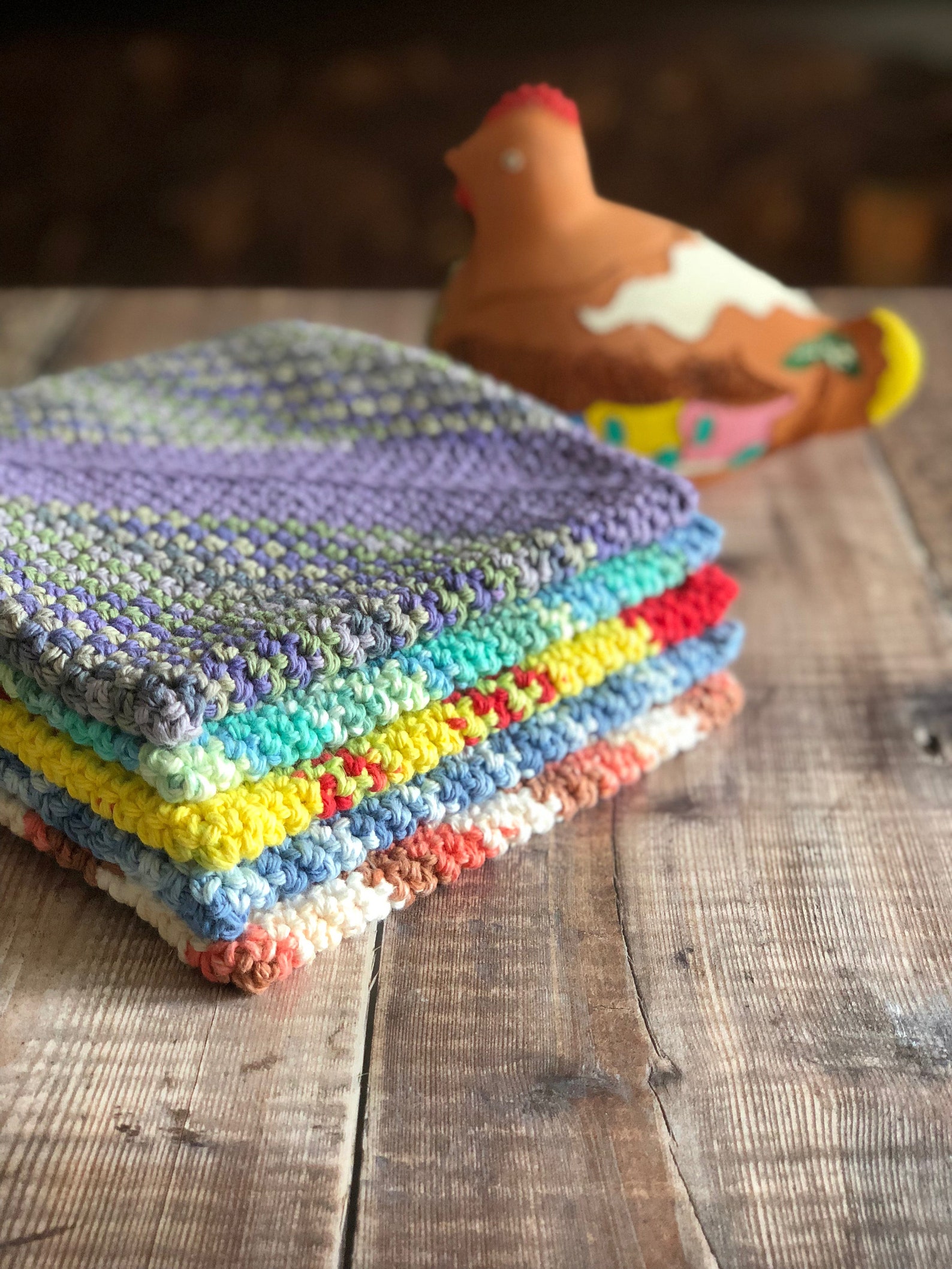 Diagonal Crochet Potholder Pattern PDF DOWNLOAD ONLY Double Etsy
