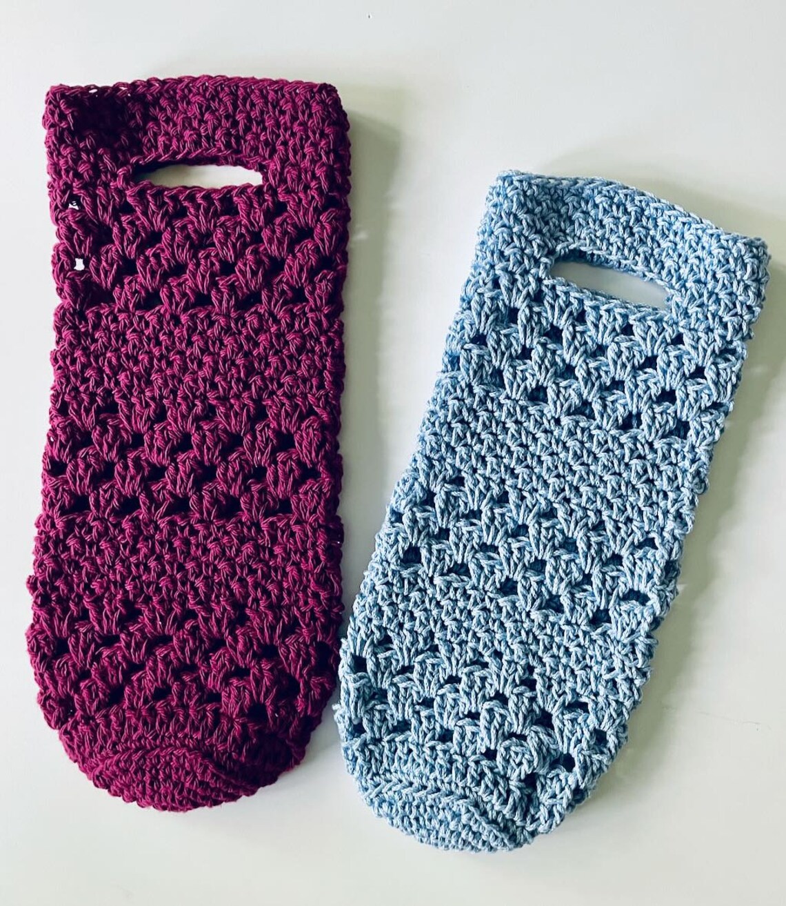 The Seneca Wine Bottle Tote Crochet Pattern; PDF Download Only; Crochet ...