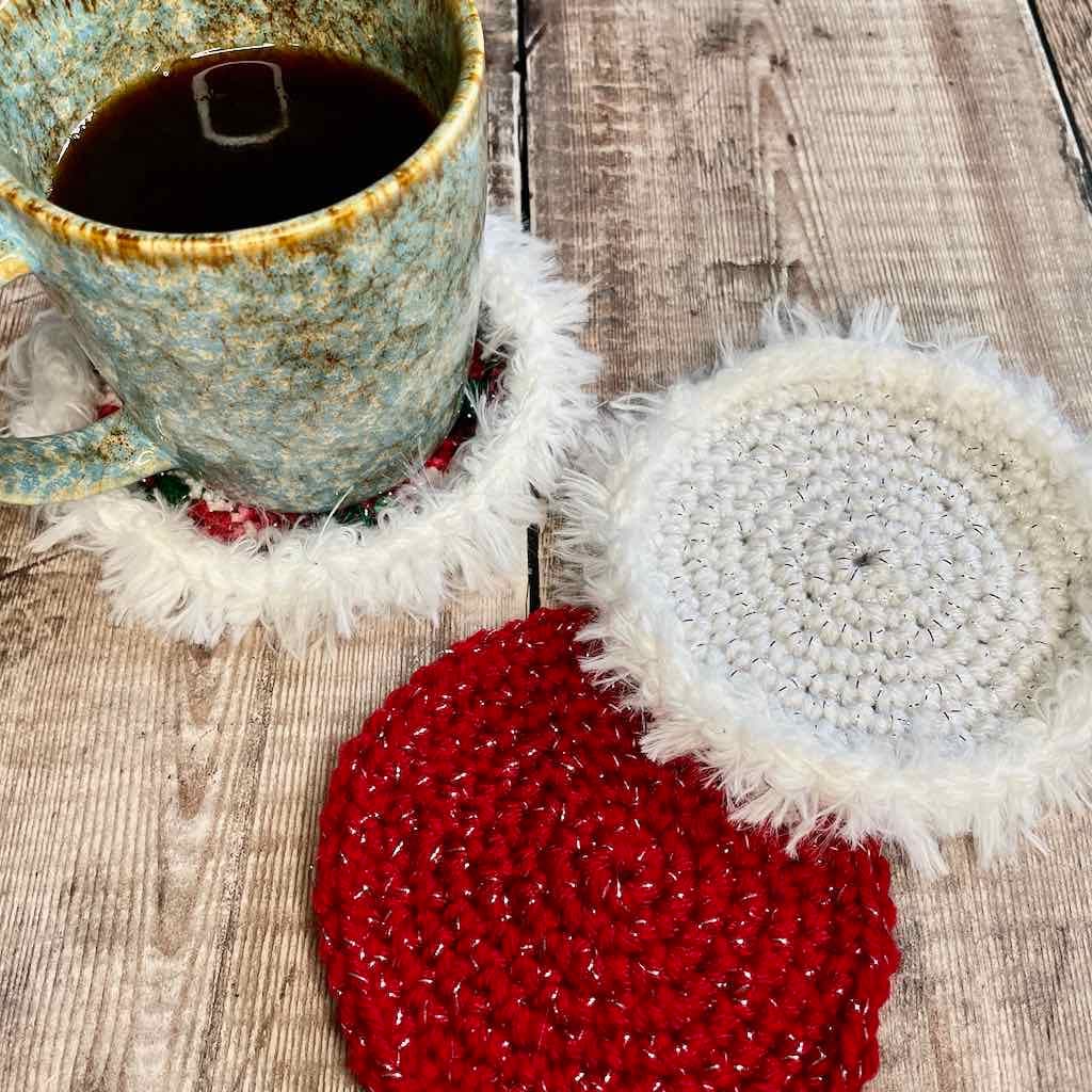 Winter Wonderland Crochet Coaster Pattern; Download Only;