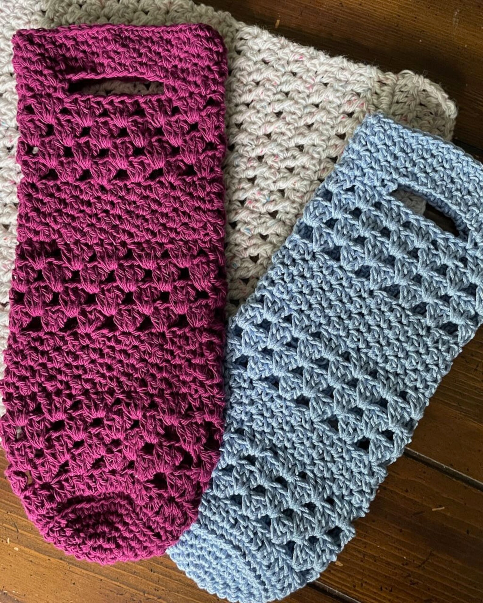 The Seneca Wine Bottle Tote Crochet Pattern; PDF Download Only; Crochet ...