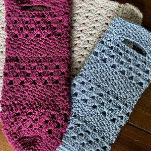 The Seneca Wine Bottle Tote Crochet Pattern; PDF Download Only; Crochet ...