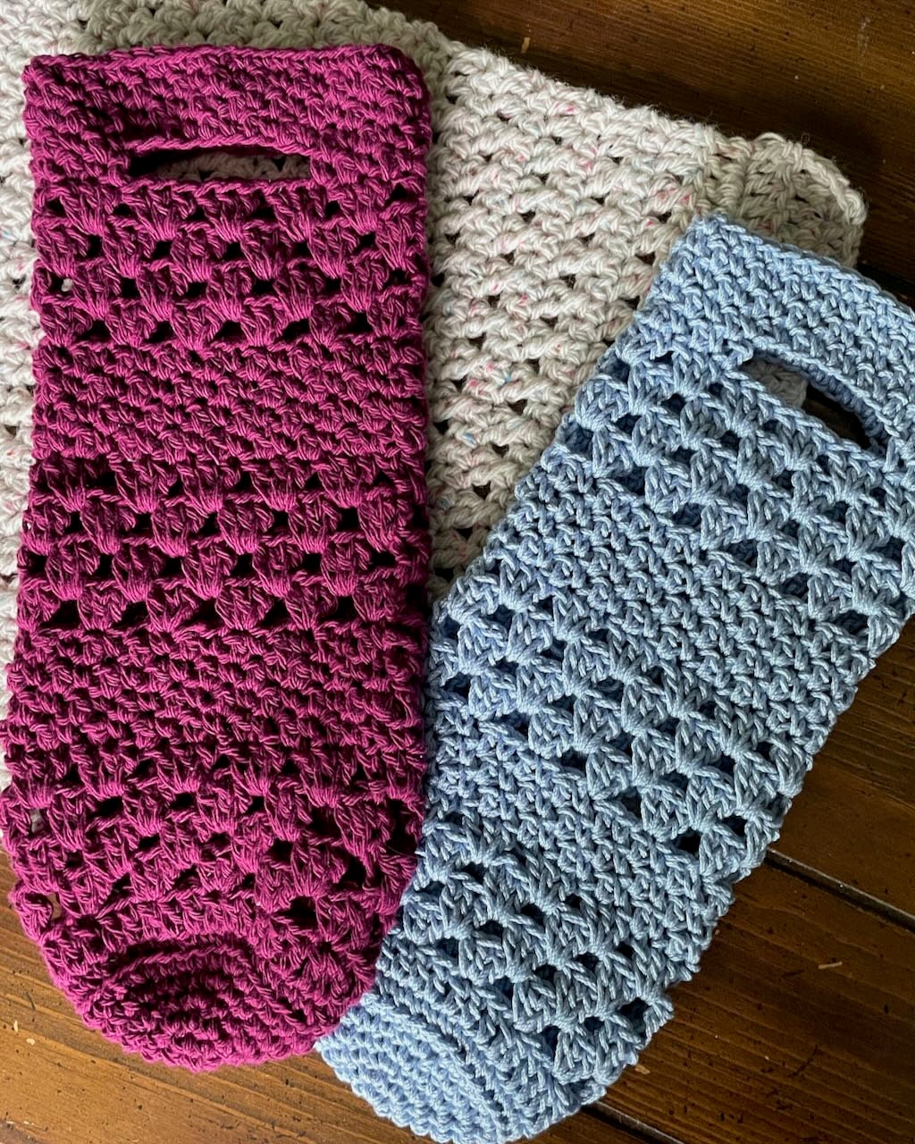 The Seneca Wine Bottle Tote Crochet Pattern; PDF Download Only; Crochet ...