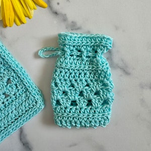 Cordelia Spa Set Crochet Pattern PDF Download Only Crochet Washcloth Crochet Soap Cozy Crochet Face Scrubby Crochet Home Decor image 5