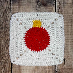 Christmas Ornament Potholder Crochet Pattern PDF Download Only Christmas Hot Pad Crochet Christmas Potholder image 6