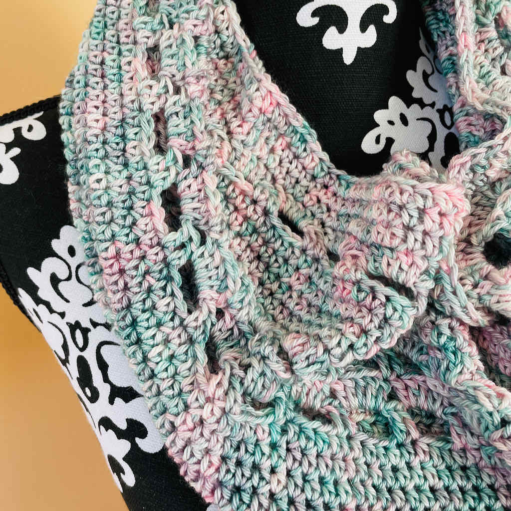 40 Crochet Cowl and Crochet Scarf Patterns to Warm Up Fall and Winter 4 Window on the World Cowl crochet pattern; download only;