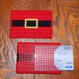 Santa Belt Gift Card Holder - Set of 2