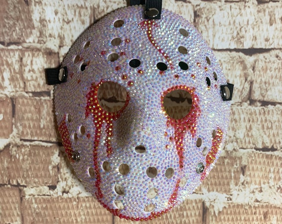 Jelly Resin Gems Legend Slasher Horror Killer Couture Cosplay Festival Halloween Biohazard Baby Bling Mask