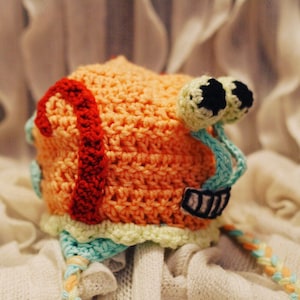 Gary the Snail Hat, Spongebob Hat, Character Hat, Snail Hat, Gary Hat, Spongebob Squarepants, Gary the Snail, Crocheted Hat, Crochet Hat