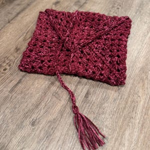 Crocheted book cover, book sleeve, book protector
