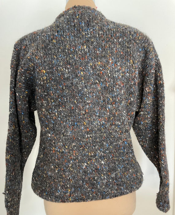 Spots Intarsia Sweater with Happy Face