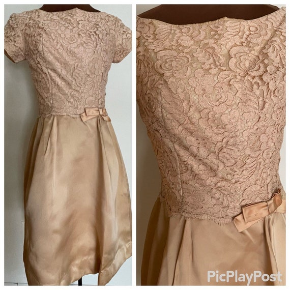 Lace 50s style dress top