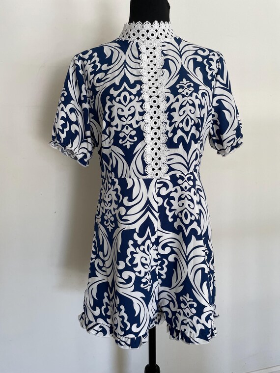 Super Fun Romper in 70s Style Repeated in Y2K Vin… - image 1