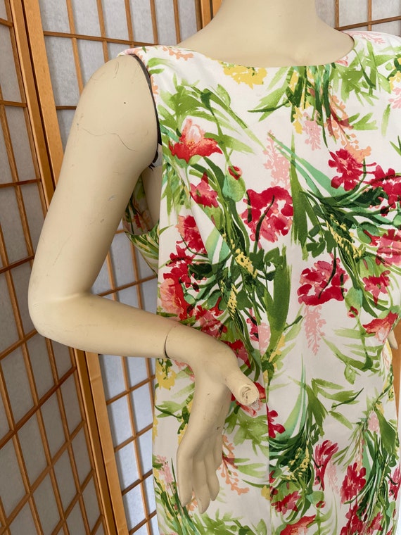 Stunning Floral Summer Shift/Sheath Dress in Plus… - image 8