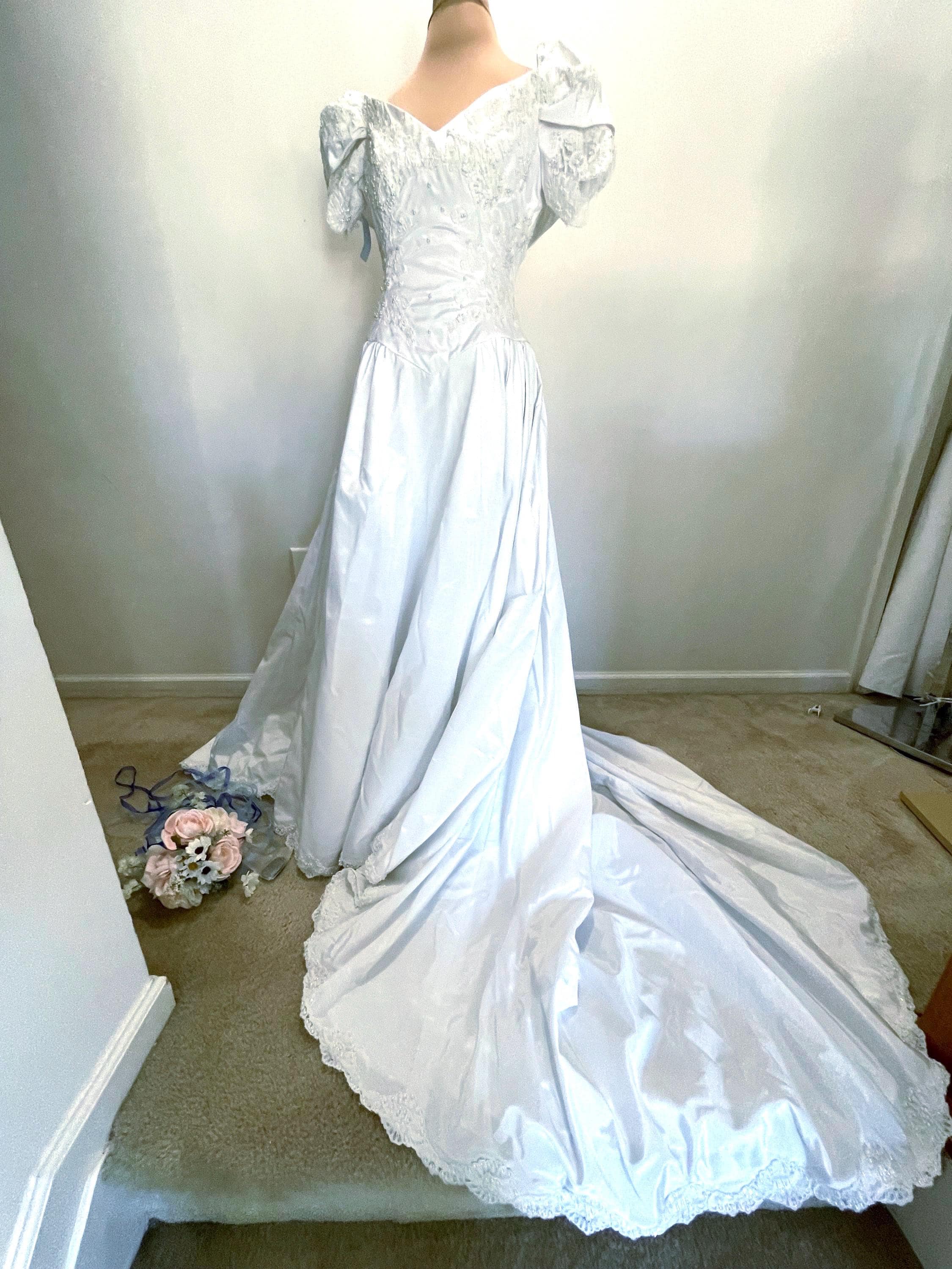 Off Shoulder Wedding Gown